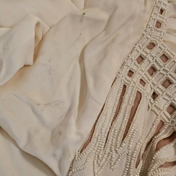 The Floranna Beige Wedding Dress in size 14 - Picture 7 of 9